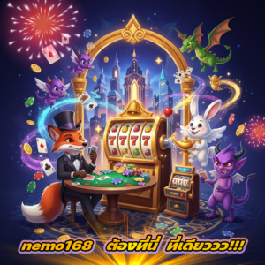 nemo168 เว็บเดิมพันออนไลน์ครบวงจร เล่นง่าย ได้เงินจริง